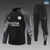 Chandal PSG Niño 2025/26 negro/Blanco/