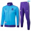 Chaqueta Chandal Real Madrid Niño 2025/26 Azul claro/Violeta