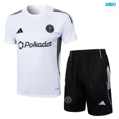 Camiseta futbol Inter Miami + Pantalón Corto 2025/26 Blanco/negro