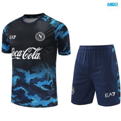 Camiseta futbol Napoli + Pantalón Corto 2024/25 Azul