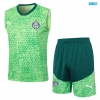 Camiseta futbol Entrenamiento Sin Mangas Palmeiras + Pantalón Corto 2024/25 verde claro