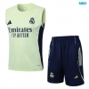 Camiseta futbol Entrenamiento Sin Mangas Real Madrid + Pantalón Corto 2025/26 verde/Azul marino