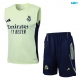 Camiseta futbol Entrenamiento Sin Mangas Real Madrid + Pantalón Corto 2025/26 verde/Azul marino