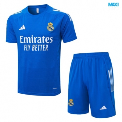 Camiseta futbol Real Madrid + Pantalón Corto 2025/26 Azul/Blanco