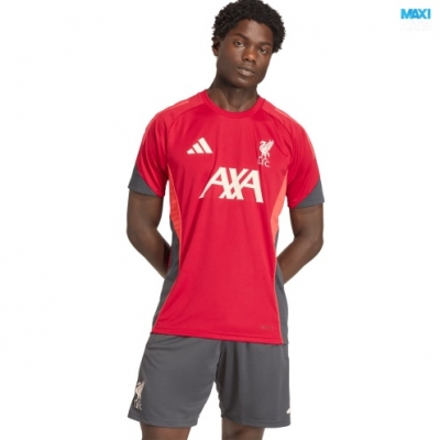 Camiseta futbol Liverpool Training Rojo 2025/26