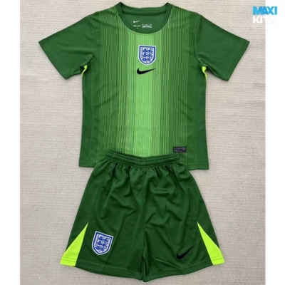 Camiseta futbol Inglaterra Niño Portero Vert 2025/26