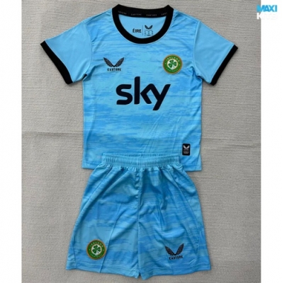 Camiseta de fútbol Irlanda Niño Portero Azul 2026/27