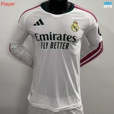 Camiseta de fútbol Versión Player Real Madrid Primera Manga Larga 2026/27