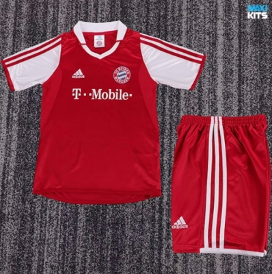 Camiseta de fútbol Retro Bayern Múnich Niño Primera 2003-04
