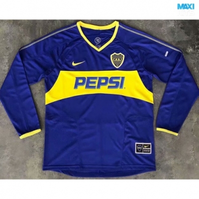 Camiseta futbol Retro Boca Juniors Primera Manga Larga 2003-04