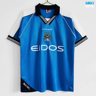 Camiseta futbol Retro Manchester City Primera 1999-01