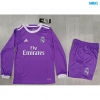 Camiseta futbol Retro Real Madrid Niño Segunda Manga Larga 2016-17