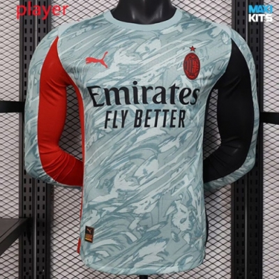 Camiseta futbol Versión Player AC Milan Segunda Manga Larga 2025/26