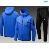 Chaqueta Chandal Con Capucha Barcelona 2024/25 azul
