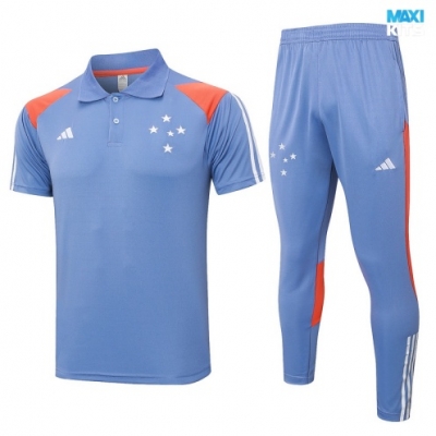 Camiseta futbol Polo Cruzeiro 2024/25 Gris