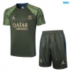 Camiseta futbol Paris PSG + Pantalón Corto 2024/25 verde oscuro