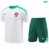 Camiseta futbol Portugal + Pantalón Corto 2024/25 Blanco