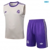 Camiseta futbol Entrenamiento Sin Mangas Real Madrid + Pantalón Corto 2025/26 albaricoque/Violeta