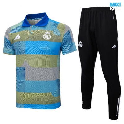 Camiseta futbol Polo Real Madrid 2025/26 Azul/verde/negro
