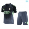 Camiseta futbol Real Madrid goalkeeper + Pantalón Corto 2025/26 Gris/negro