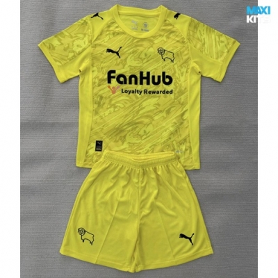 Camiseta futbol Derby County Niño Portero Amarillo 2025/26