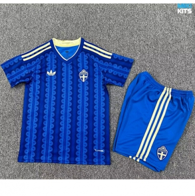 Camiseta de fútbol Suecia Niño Segunda 2026/27