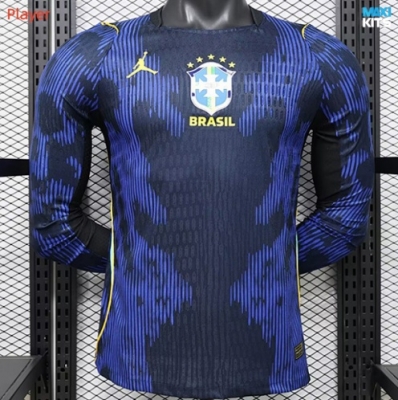 Camiseta de fútbol Versión Player Brasil Segunda Manga Larga 2026/27
