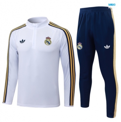 maxikits Chándal fútbol Real Madrid 2026/27 Blanco/Amarillo k155