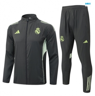 maxikits Chaqueta Giacca A Vento Real Madrid 2026/27 Gris/Verde k167