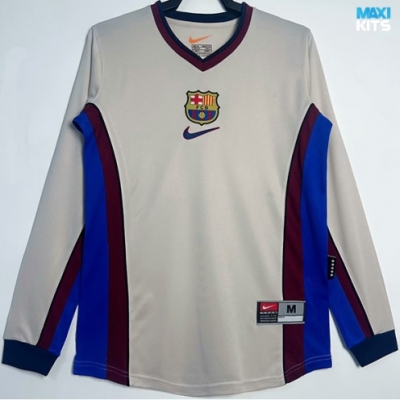 Camiseta futbol Retro Barcelona Segunda Manga Larga 1998-99