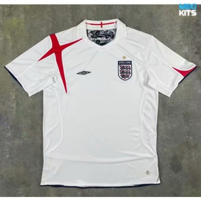 Camiseta futbol Retro Inglaterra Primera Blanco 2006