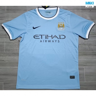 Camiseta futbol Retro Manchester City Primera 2013-14