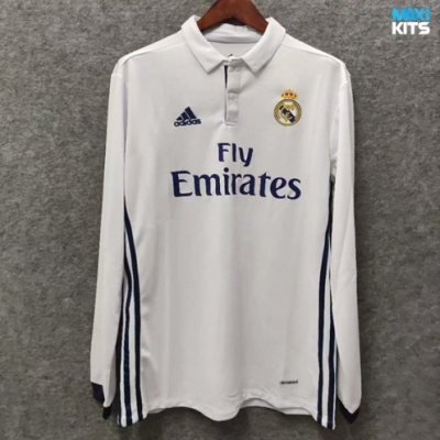 Camiseta futbol Retro Real Madrid Primera Manga Larga 2016-17