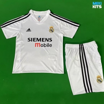 Camiseta futbol Retro Real Madrid Niño Primera 2004-05