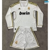 Camiseta futbol Retro Real Madrid Niño Primera Manga Larga 2011-12