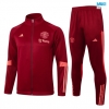Chaqueta Chandal Manchester United 2024/25 rojo granate