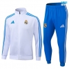 Chaqueta Chandal Real Madrid 2025/26 Blanco/Azul
