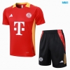 Camiseta futbol Bayern Munich + Pantalón Corto 2024/25 rojo