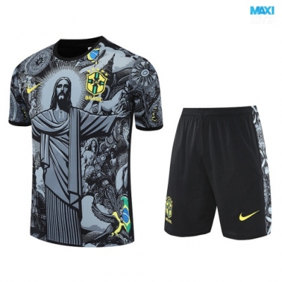 Camiseta futbol Brasil + Pantalón Corto 2025/26 Dorado