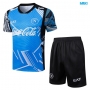 Camiseta futbol Napoli + Pantalón Corto 2025/26 Azul/negro