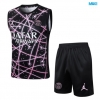 Camiseta futbol Entrenamiento Sin Mangas PSG + Pantalón Corto 2025/26 negro