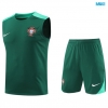 Camiseta futbol Entrenamiento Sin Mangas Portugal + Pantalón Corto 2024/25 verde