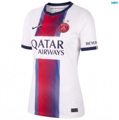Maxikits Nuevas Camiseta de futbol PSG Mujer Segunda 2 estrellas 2026/27 por mayor