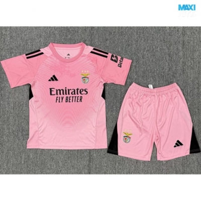 Camiseta futbol Benfica Niño Portero Rosa 2025/26