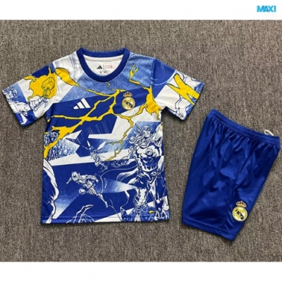 Camiseta futbol Real Madrid Niño cooperar Azul 2025/26