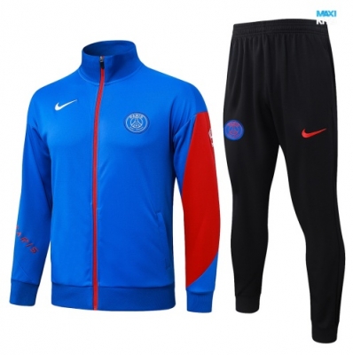 maxikits Chaqueta Chándal fútbol PSG Niño 2425 Azul k281