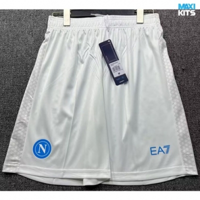 Camiseta futbol Pantalón Corto Napoli Blanco 2025/26