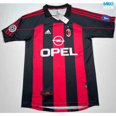 Camiseta futbol Retro AC Milan Primera 2000-01