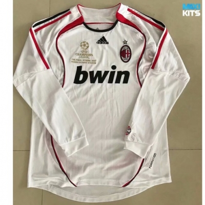 Camiseta futbol Retro AC Milan Segunda Manga Larga 2006-07