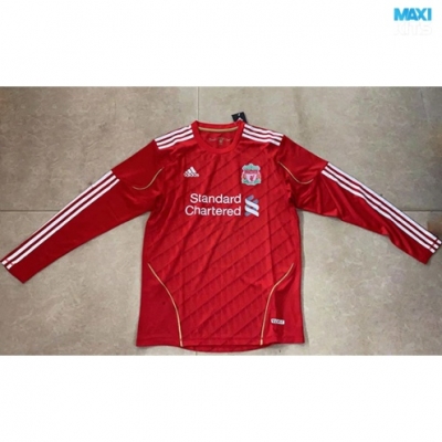 Camiseta futbol Retro Liverpool Primera Manga Larga 2010-11